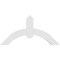 Ekena Millwork Archdale Architectural Grade PVC Gable Bracket, 36"W x 18"H x 2"D x 4"F, 12/12 Pitch GBP036X18X0204ARC00 - alternate 5